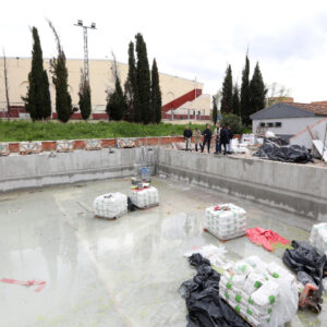 Las obras de la piscina municipal del Polígono avanzan "a buen ritmo" para abrir en verano