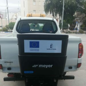 Sustraen el vehículo de Protección Civil de Gerindote, lo abandonan en un camino y les roban desbrozadoras y taladros