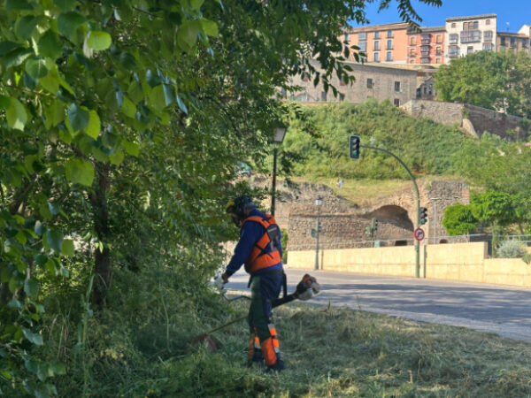 La limpieza y desbroce de las zonas verdes de Toledo se prorroga a la espera de un contrato de más de 14 millones