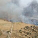 Incendio en el paraje de Burujón.