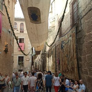 La ocupación media del Corpus en Toledo alcanza el 82,5%, un 6% menos en 2024