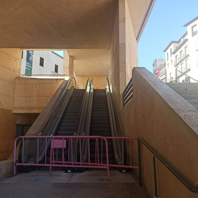 El tramo final del remonte del Miradero tiene que renovarse: la DANA de 2023 lo inutilizó y lo pagará el Ayuntamiento