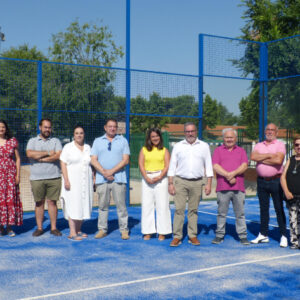 Gálvez estrena pista de pádel gracias a los fondos europeos que gestiona el GDR Montes de Toledo