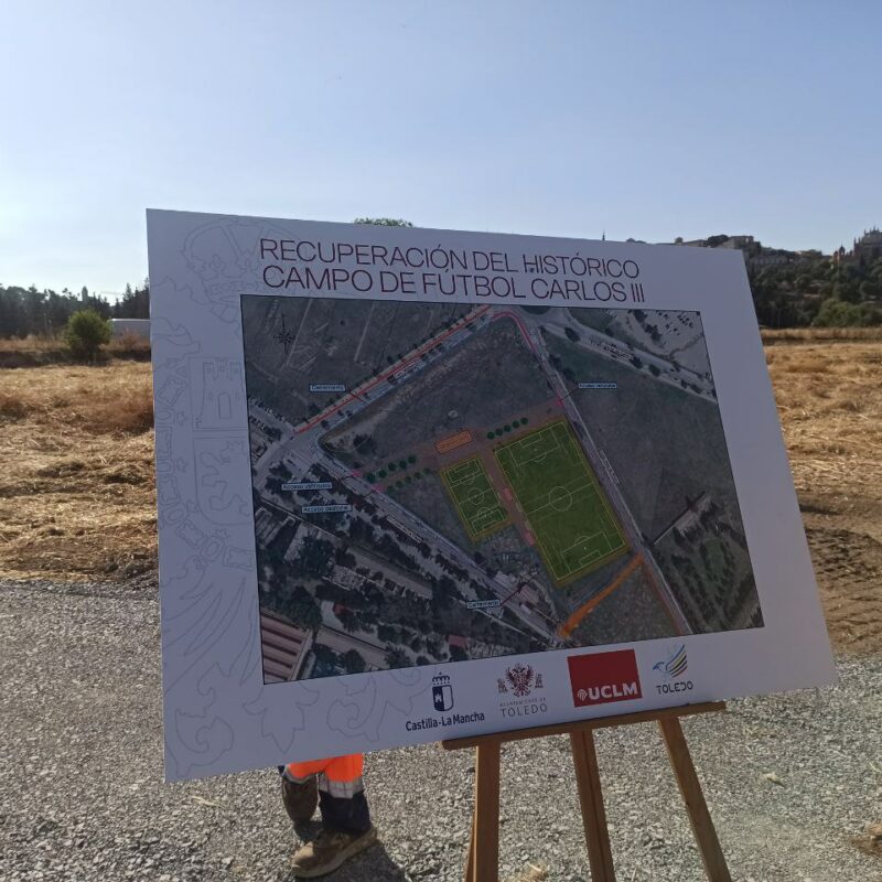 Inyección de 244.000 euros más para el campo de fútbol Carlos III, una tercera parte de su presupuesto inicial
