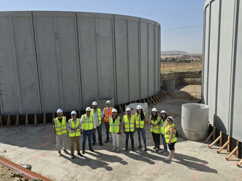 Yuncler y Villaluenga estrenan un nuevo depósito de agua para ampliar su capacidad de abastecimiento