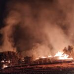 Tres incendios forestales simultáneos en El Casar de Escalona