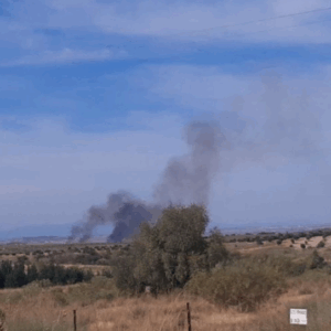 Extinguido el incendio forestal de Nambroca que fue visible desde Toledo