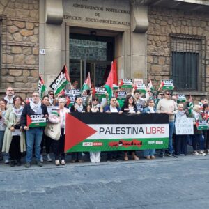 Paros parciales y huelga general por Gaza, doble movilización en Toledo: "La paz se construye con justicia"