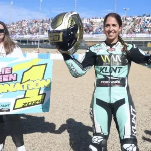 La toledana María Herrera, campeona del Mundial Femenino de Motociclismo