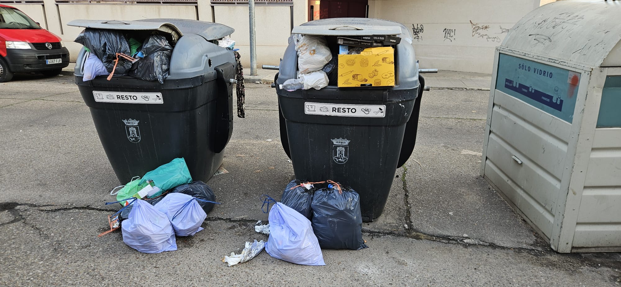 La basura se acumula en Talavera por las averías de varios camiones y ...