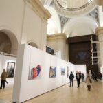 El Centro Cultural San Marcos reúne en una exposición más de 70 obras de seis creadores toledanos Muestra de la exposición 'Mes de los Artistas Toledanos' en el Centro cultural San Marcos de Toledo