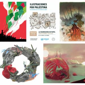 El arte se une en Toledo para ayudar a la población de Gaza con la exposición solidaria 'Ilustraciones por Palestina'