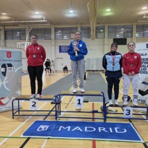 La toledana Lucía Jimeno, campeona nacional junior de sable y clasificada para el Europeo y el Mundial