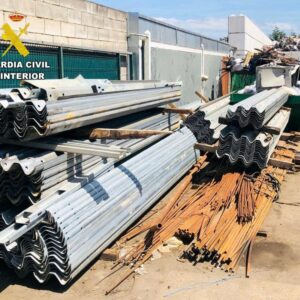 Detenidos vecinos de Toledo por el robo de 68 toneladas de biondas de las obras del nudo entre A-8 y la A-67