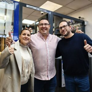 El tercer premio de la Lotería de Navidad, el 90.693, aterriza en el barrio de Santa Bárbara de Toledo