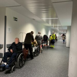 Las Urgencias del Hospital de Toledo, "colapsadas" con más de 70 pacientes a la espera de ingreso