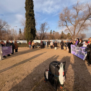 Polémico manifiesto de Red Madre en la concentración del Consejo de la Mujer: "Se permite el lujo de no hablar de violencia de género"
