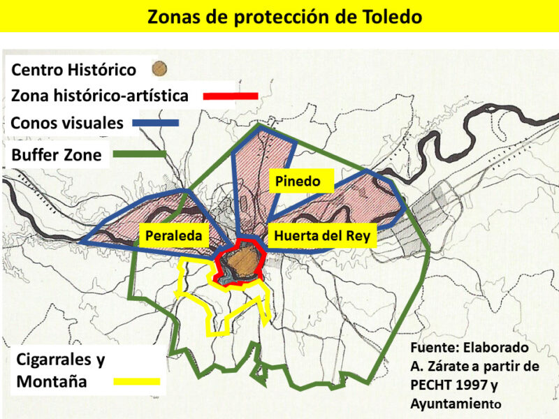 Conos visuales, paisaje y avance del nuevo POM de Toledo