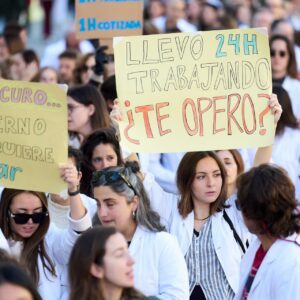Una semana al mes de huelga convocada por los sindicatos médicos para reclamar el Estatuto propio