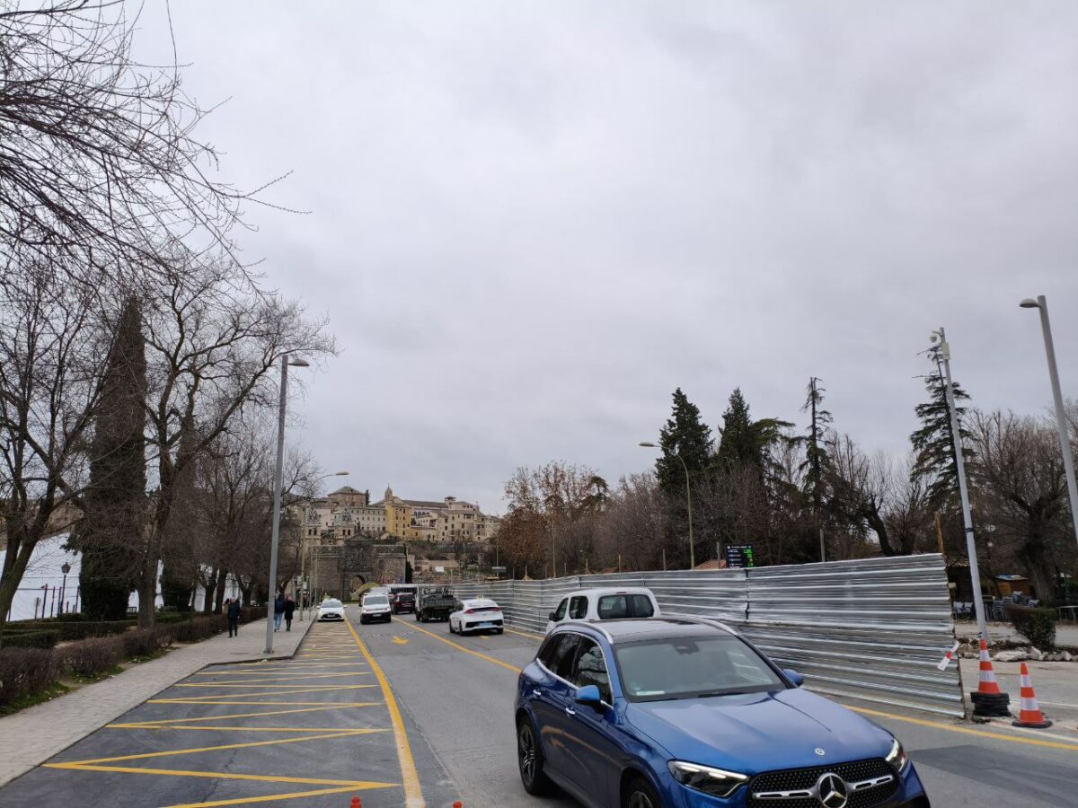 El tramo entre Bisagra y Tavera permanecerá cortado al tráfico hasta que finalicen en junio las obras en la Vega