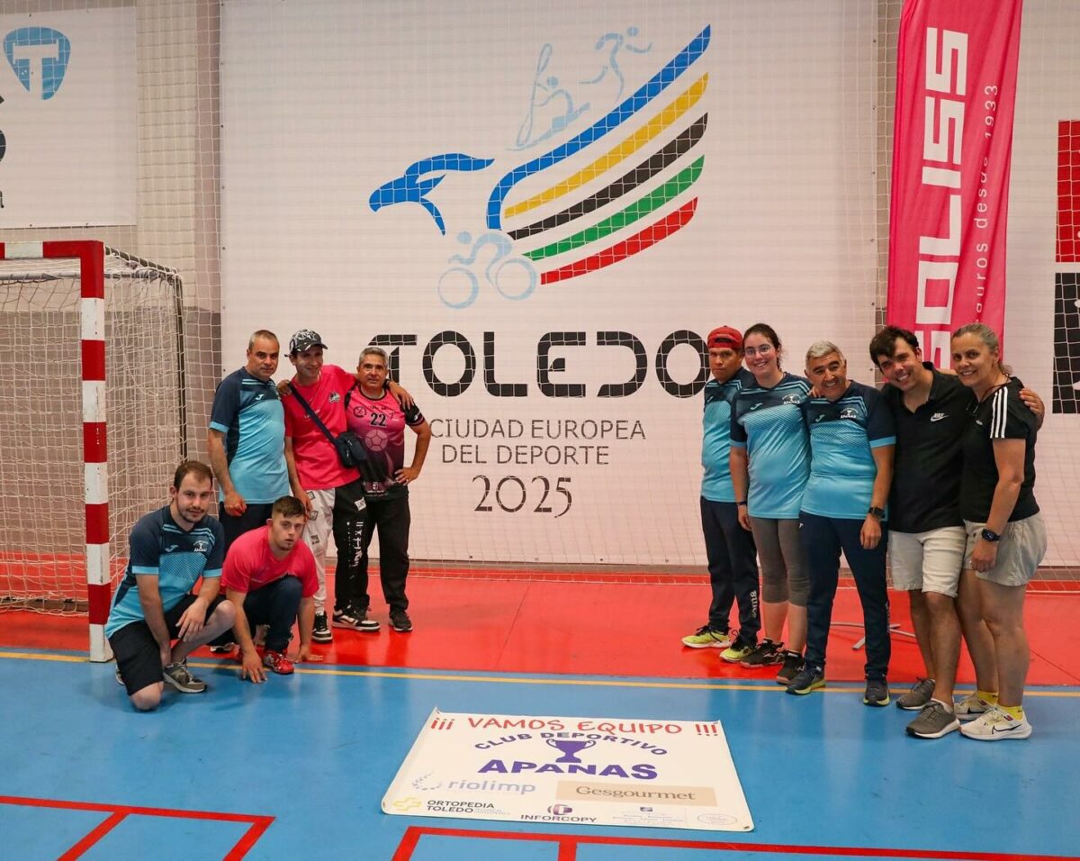 El pabellón de Santa Bárbara, en Toledo, escenario del balonmano inclusivo de Castilla-La Mancha