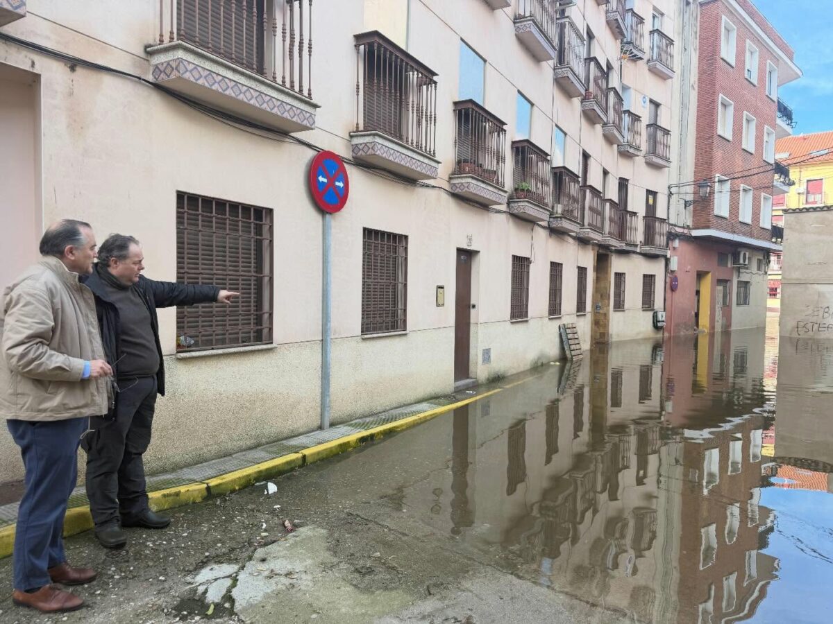 Preocupación en Talavera por "la magnitud" del agua que baja desde la sierra de San Vicente