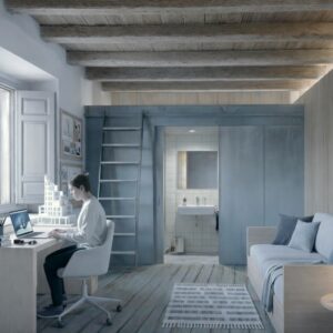 Alamillos del Tránsito contará con 17 habitaciones, una compartida, en tres módulos con cocina-salón-comedor