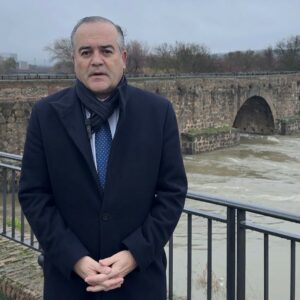 El alcalde de Talavera traslada un mensaje de "calma" ante el aviso naranja por la crecida del Tajo