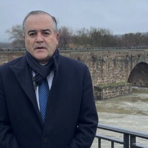 El alcalde de Talavera traslada un mensaje de "calma" ante el aviso naranja por la crecida del Tajo