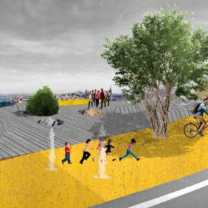 Una plaza-mirador, senderos, graderío o una fuente con chorros: así es el proyecto en el Valle que ha avivado la polémica en Toledo