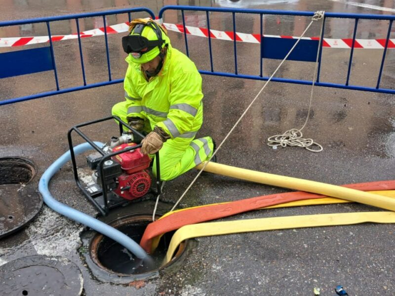 El informe municipal para reparar el colector de Carretas en Talavera confirma atascos y daños desde la DANA de 2023