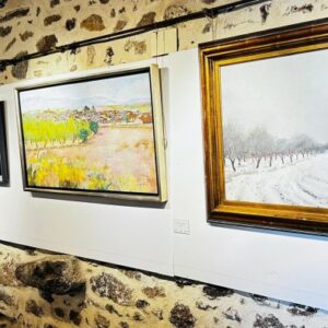 Melque acoge una nueva exposición, 'Diálogos con el horizonte', del pintor Miguel Ruiz-Poveda