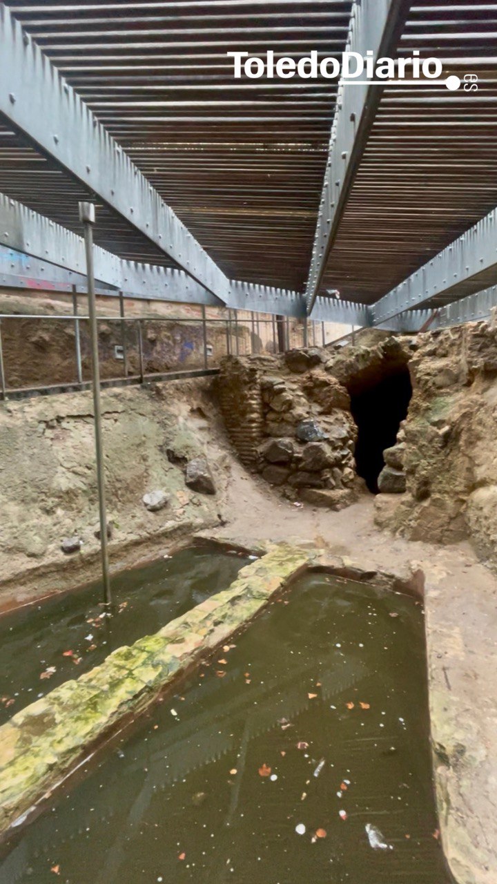 La sinagoga del Sofer, una joya patrimonial abandonada en el subsuelo de la judería de Toledo