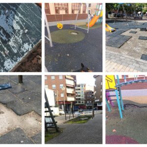 PSOE e IU denuncian "el abandono" de los parques infantiles de Talavera pese a los 8 millones de superávit