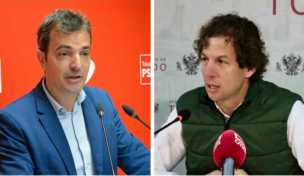 García (PSOE) llama "emperador romano" a Lozano (PP) por la polémica escultura y él le replica que Tolón quiso ficharle en su lugar
