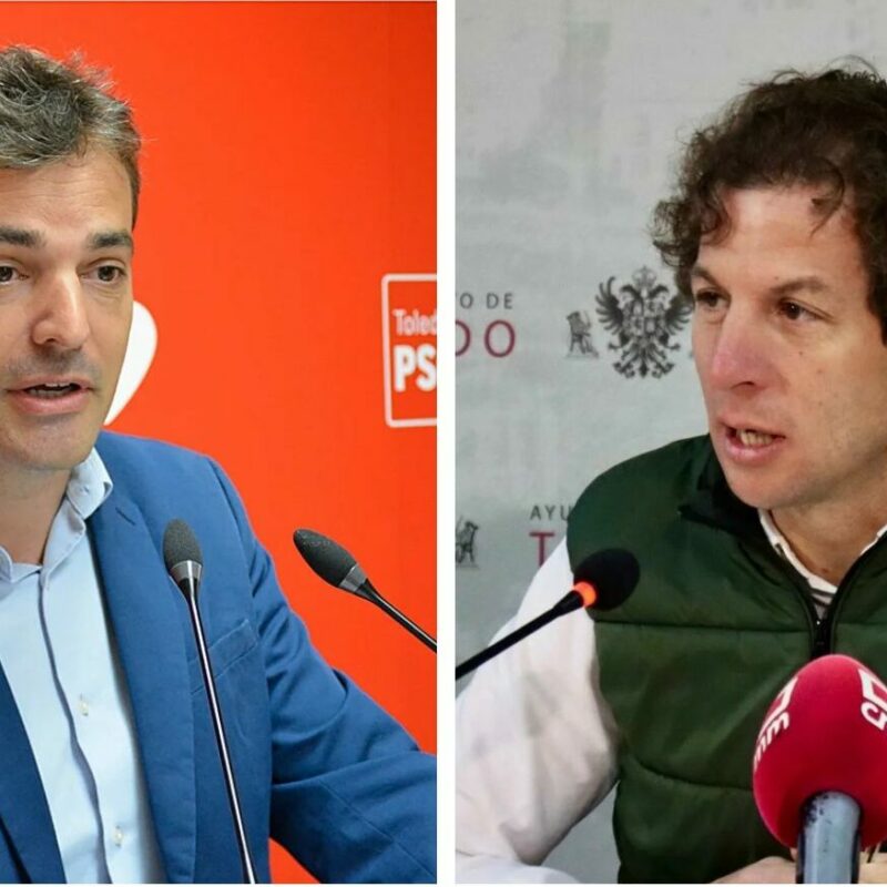 García (PSOE) llama "emperador romano" a Lozano (PP) por la polémica escultura y él le replica que Tolón quiso ficharle en su lugar