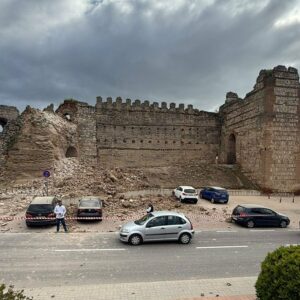 Las intensas lluvias, causa del derrumbe de la torre del castillo de Escalona que se restaurará con un proyecto hotelero