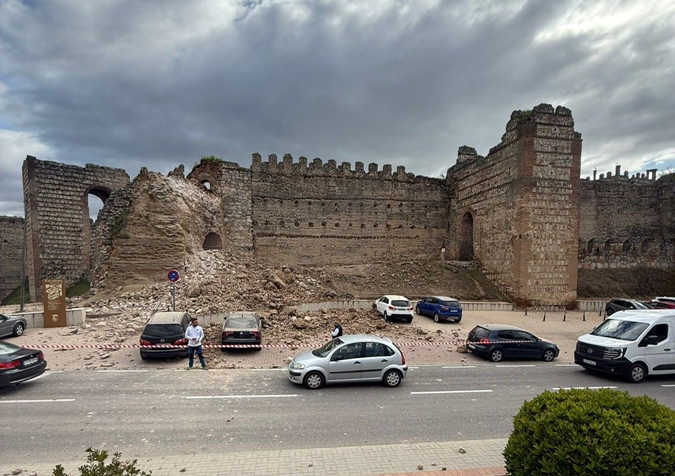 Las intensas lluvias, causa del derrumbe de la torre del castillo de Escalona que se restaurará con un proyecto hotelero