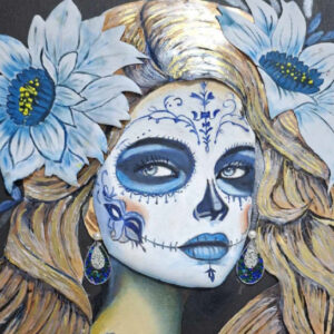 La artista nonagenaria María Sánchez-Biezma llena de rostros femeninos el Centro Cultural San Clemente