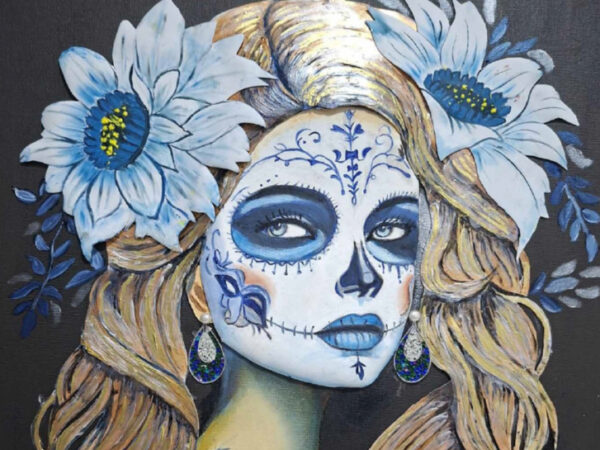 La artista nonagenaria María Sánchez-Biezma llena de rostros femeninos el Centro Cultural San Clemente