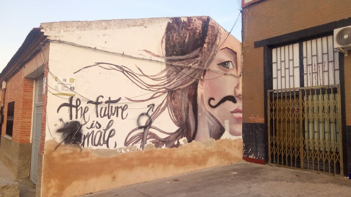 Vandalizan un mural feminista en Torrijos a pocos días del 8M y reclaman al Ayuntamiento su restauración