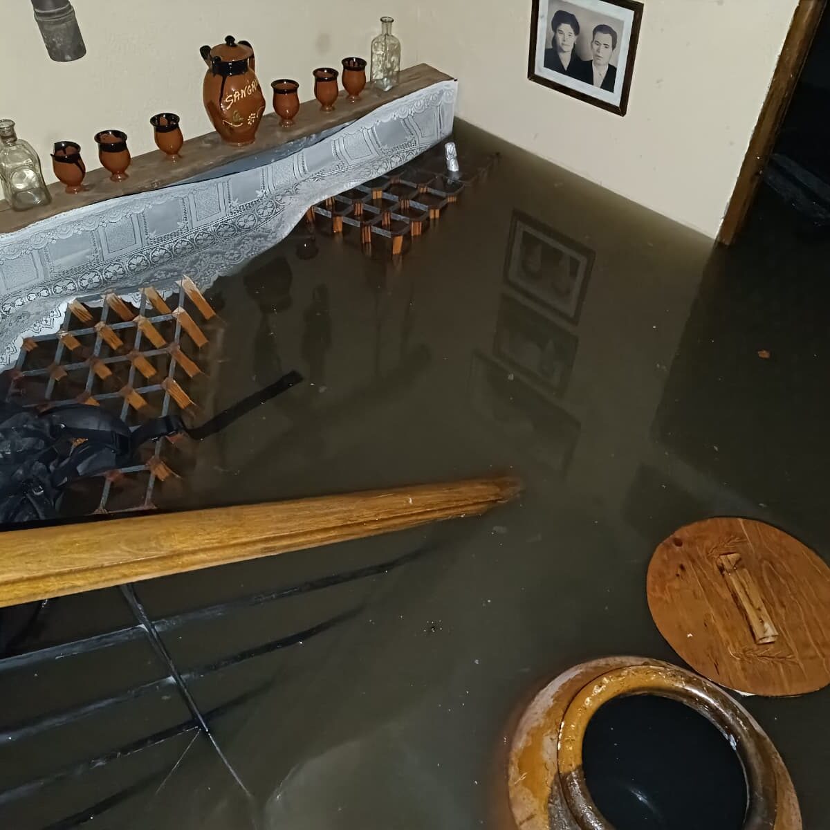 Vecinos de Entretorres reclaman los informes de las inundaciones en Talavera: "En 48 años, nunca lo he visto así"