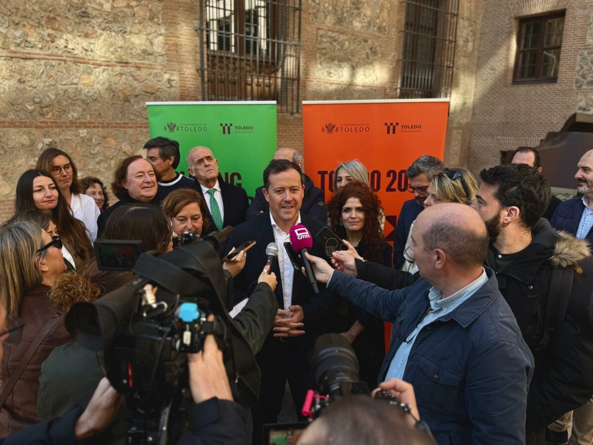 Toledo presenta oficialmente su candidatura como Capital Europea de la Cultura: "Es un camino que no tiene marcha atrás"