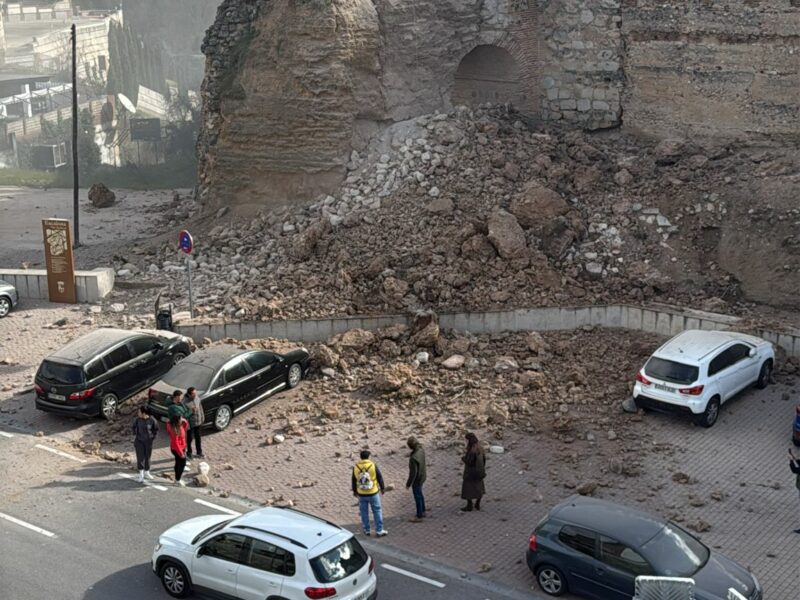Se derrumba una de las torres del castillo de Escalona, sin heridos
