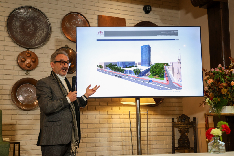 Florentino Delgado insiste en construir la 'Gran Vía' de Toledo junto al antiguo hospital: "No es una ocurrencia"