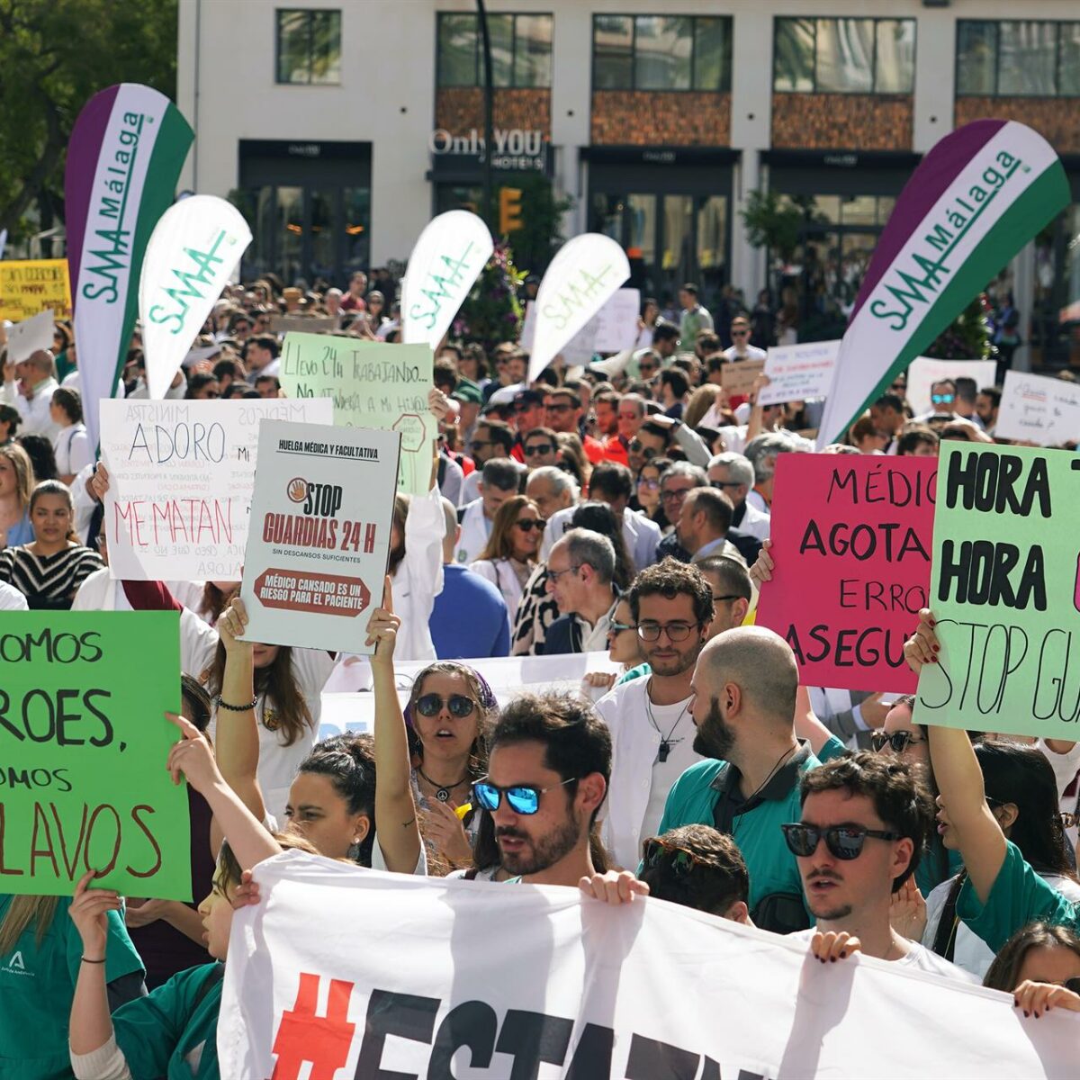 Los médicos de toda España comienzan su segunda semana de huelga para reclamar un Estatuto Marco propio