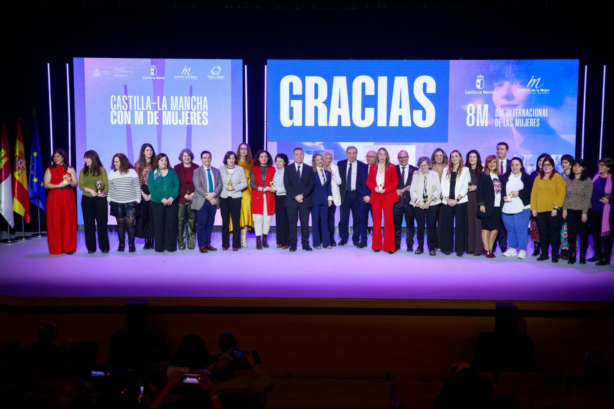 Castilla-La Mancha clama por un feminismo "pacifista" este 8M: "No necesitamos a señores de la guerra que nieguen la desigualdad"