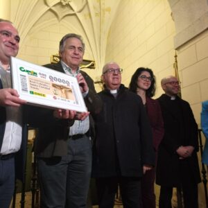 La Cofradía de la Santa Caridad de Toledo celebra su 940 aniversario protagonizando un cupón de la ONCE