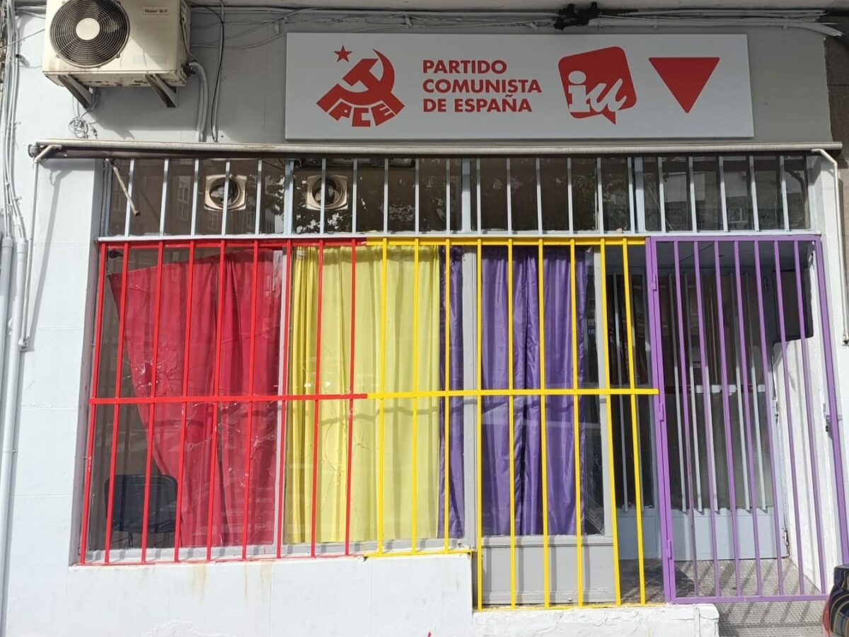 IU y PCE denuncian actos vandálicos en su sede de Talavera de la Reina a escasos días de inaugurarse
