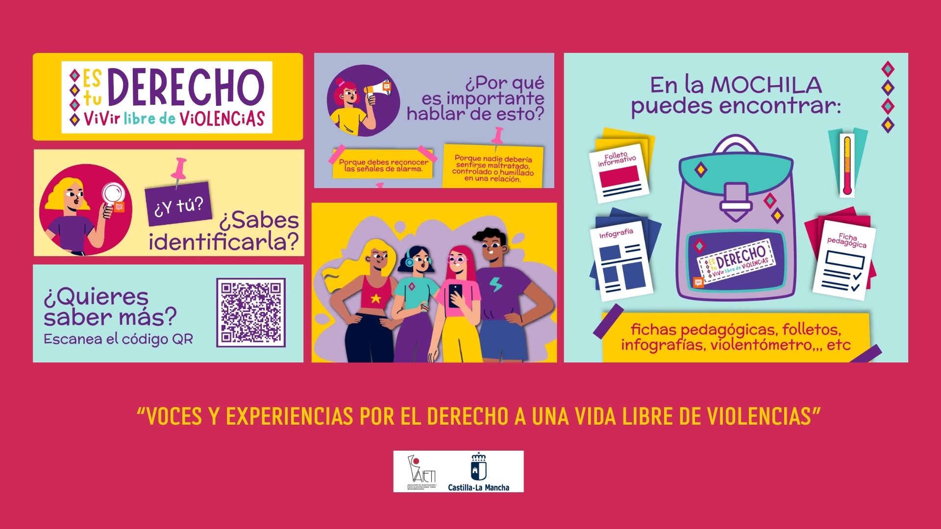 "Es tu derecho vivir libre de violencias": una campaña para sensibilizar a la juventud frente a las violencias machistas